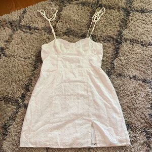 Never worn white dress